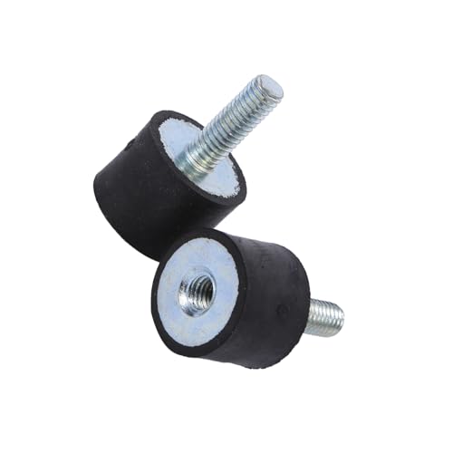 Foto von Kuuleyn Absorber Vibrationshalterungen, 4-teilige Gummilager Stoßdämpfer Anti Vibration Silentblock Bobbins(VD20*15 M6*18)