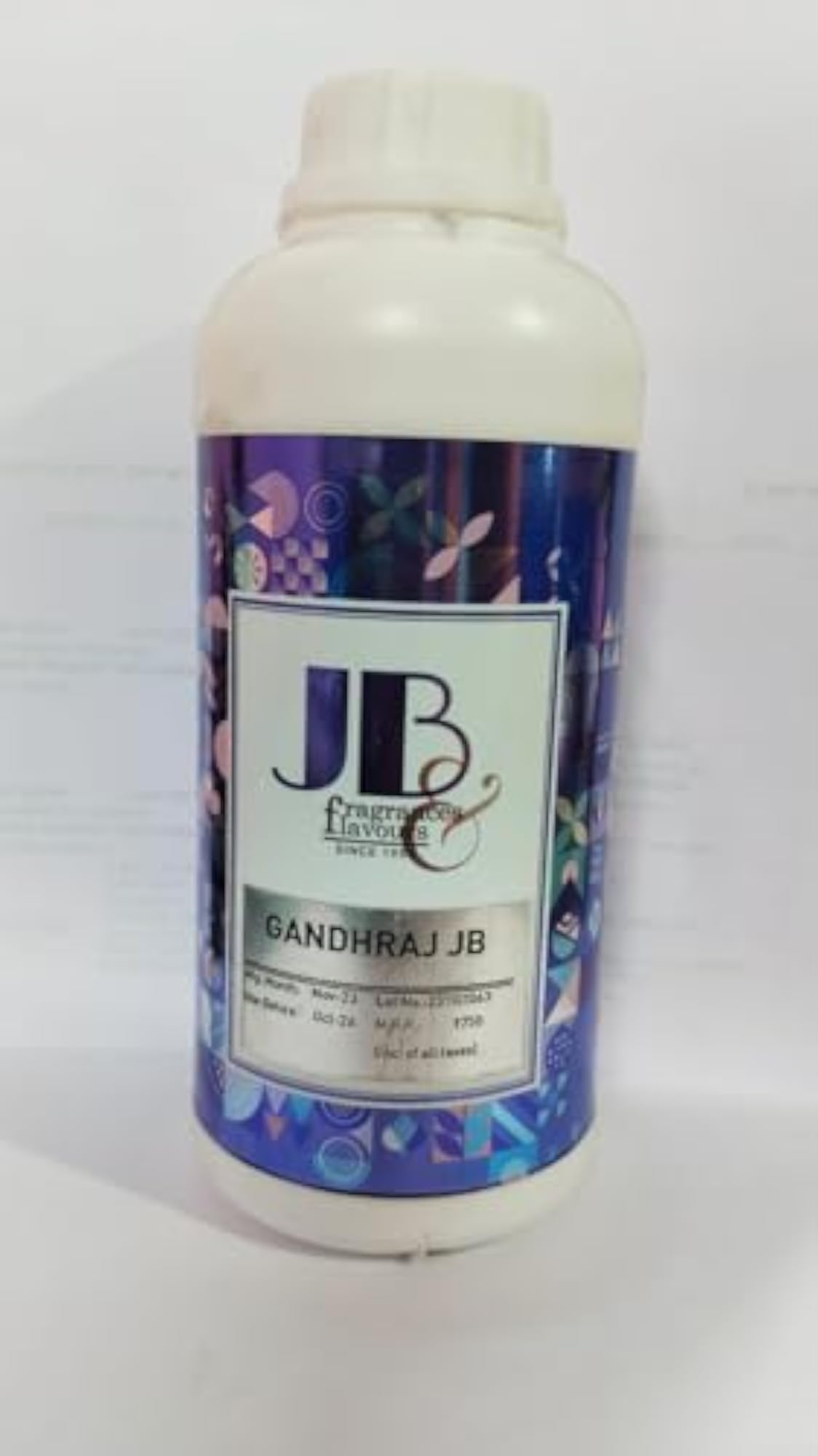 Lasting Rose & Gandhraj Green Pushp Perfume Combo, 500g Each
