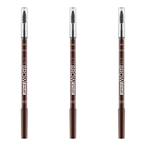 Catrice Eye Brow Stylist Catrice Lápiz de cejas, marrón, maquillaje de ojos, con cepillo de cejas, n.º 025 Perfect BROWn