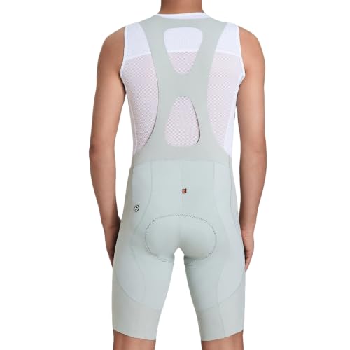 Image of YKYWBIKE Cycling Bibs Men,Elastic Interface Padded Cycling Bib Shorts,Breathable Biking Bib Short Men