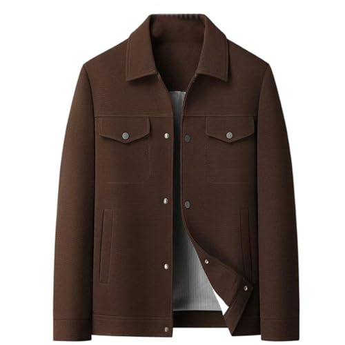 GUOYUXIAO Winter cotton coat plus velvet thickened jacket cotton coat jacket for men