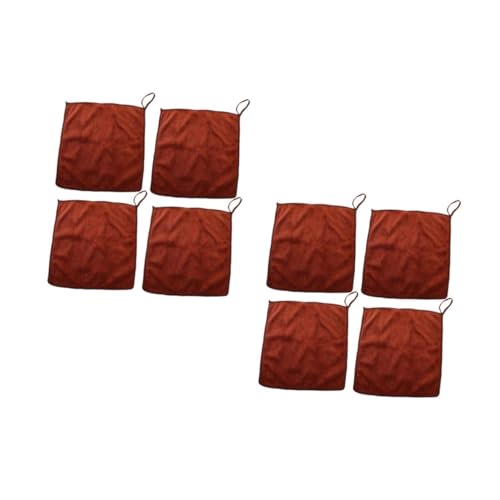 PartyKindom 2sets One-time Use Face Towels Cotton Square Reusable for Hotel Travel Soft Comfortable Facial Cloths 4pcs*2