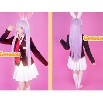 鈴仙・優曇華院・イナバ　うどんげ　コスプレ衣装　ウイッグ付き Amazon.co.jp: LUGANO 東方永夜抄 鈴仙優曇華院うどんげイナバ