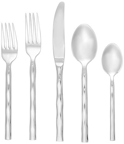 Towle Living 20-Piece Calypso Stainless Steel Flatware Set, Service for 4