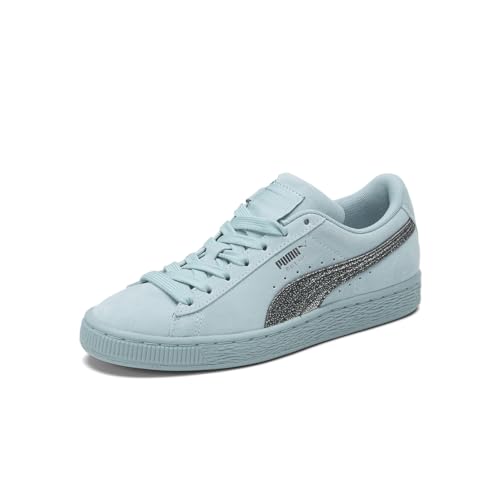 PUMA Kids Girls Suede Aurora Lace Up Sneakers Shoes Casual - Blue2