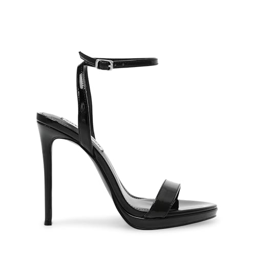 Image of Steve Madden Wafer 4.5 inch High Heels for Women - Women's Open Toe Stiletto Heels with Ankle Strap