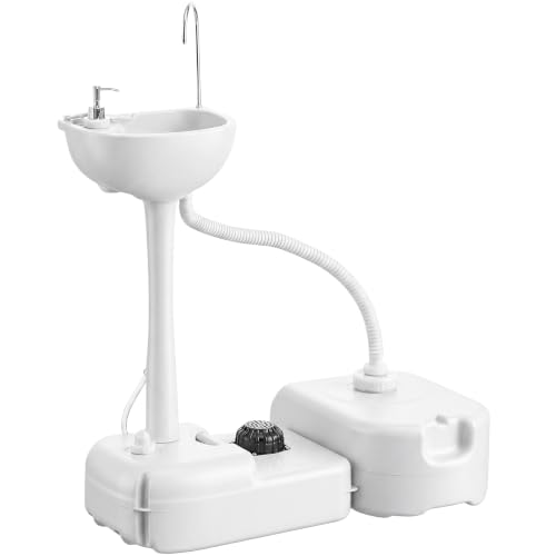 Outsunny Portable Camping Sink with Recovery Tank