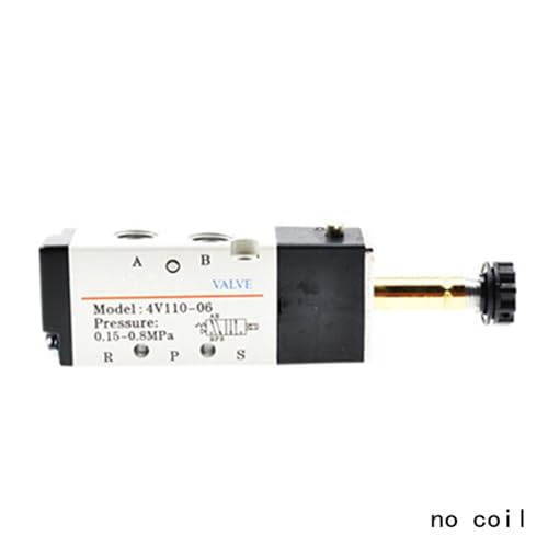 Électrovanne 5/3 voies 4V130P-M5 AC 24V à double solénoïde et borne de connexion