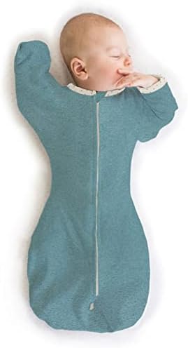 SwaddleDesigns Saco de transición para envolver con mangas de media longitud y p