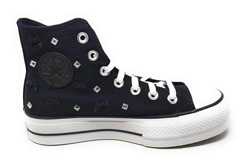 Converse Ctas Lift Hi Black/Argent/White, Size 36 EU Black Silver White 36, Black Silver White, 39 EU
