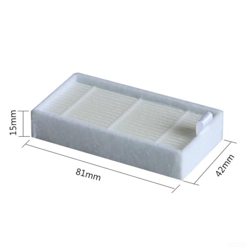 6X Air Purifying Filter For SilverCrest For SSR 3000 A1 Robotic Vacuum Cleaner With Multi Layer Design For Enhanced Particle Capture