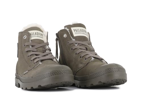 Palladium Damen Pampa Hi Zip WL Stiefel, Grau, 38 EU, grau, 38 EU – Ansicht 6
