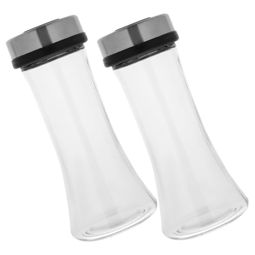 NAMOARLY 2 Piezas dispensador de especias recargable tarro de sal botella acero inoxidable bateria de cocina soportes para condimentos de cocina dispensadores de condimentos de cocina