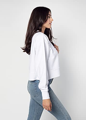 chicka-d Women's Corded Boxy Pullover2