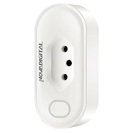 Tomada Inteligente Wi-Fi 20A App Alexa Google 3 Pinos Com Medidor De Consumo NovaDigital WK-BR PRO MAX