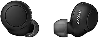 Sony WF-C500 True Wireless Headphones (Up to 20 Hours Battery Life with Charging Case - Compatible with Voice Assistant, Built-in Microphone for Phone Calls, Bluetooth) Black