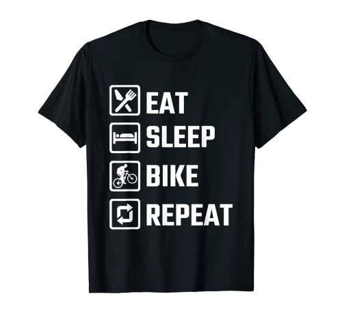 Eat Sleep MTB Repeat Vélo de montagne T-Shirt