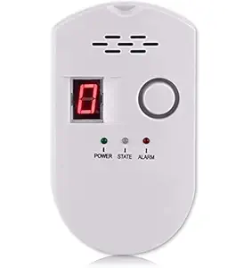 STKYGOOD Natural Home Gas Alarm, Gas Leak Detector, High Sensitivity LPG LNG Coal Natural Gas Leak Detection, Alarm Monitor Sensor for Home Kitchen