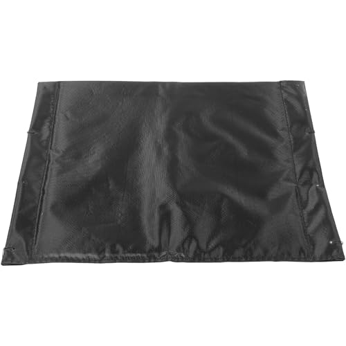 Milisten Cojín para Silla de Ruedas de Tela Oxford Negro Asiento Acolchado Esponja Transpirable y Resistente Cojín de Repuesto para Adultos Uso Médico y Movilidad Diaria