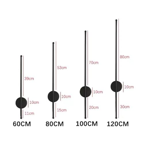 Aplique de pared moderno para pasillos oscuros con brillo y tono ajustable a distancia 6