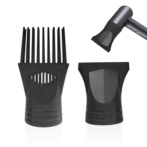 2 pièces d'embouts de sèche-cheveux, diffuseur universel pour sèche-cheveux, embout diffuseur pour cheveux, embout peigne pour sèche-cheveux, peigne pour...