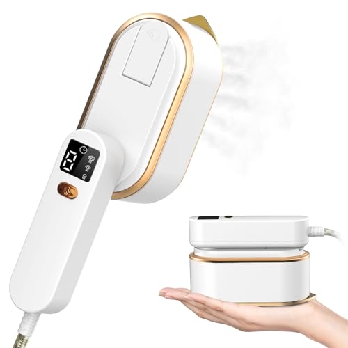 Clothes Steamer, 1200W Portable Handheld Travel Steam Iron for Clothes, 9S Fast Heat Up, 3 Steam...