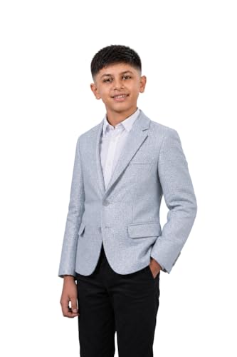 Image of SaintX Kids Boys Premium Blazer | Stretchable Structured Performance Grade Fabric | Fully Lined | Slim Fit | Formal & Casual Multi-Purpose Coat (1-14 Years KB02)
