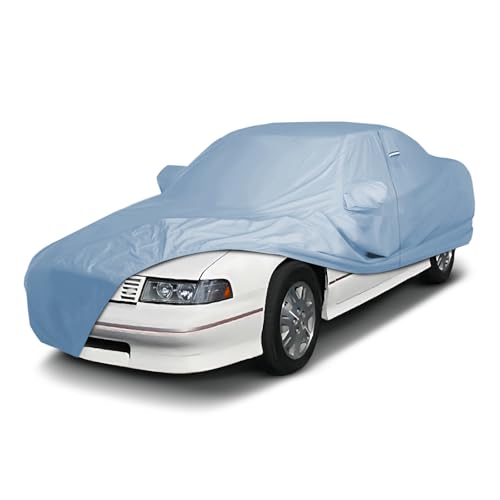 Image of iCarCover Premium Car Cover for 1990-2001 Chevy Lumina Sedan Waterproof All-Weather Automobiles Custom Fit Indoor Outdoor UV Snow Protection Covers with Straps and Bag