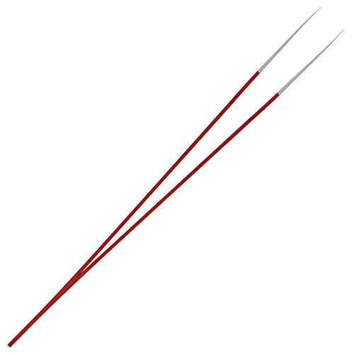 Ingrown Hair Tweezers | Pointed Tip | Red | Precision Stainless Steel | Extra Sharp And Perfectly Aligned For Ingrown Hair Treatment & Splinter Removal For Men And Women | By Tweezees #TOP5