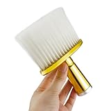 MUCKLILY Nackenpinsel mit Ergonomischem Griff für Friseure Weiche Haarschneidebürste zum Entfernen von Haarresten Kompakt und Tragbar für Salon und Heimgebrauch Idealer Barber Duster für