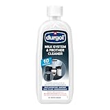Durgol Milk System and Frother Cleaner for All Brands of Coffee Makers, External Milk Frothers,16.9 Ounce, White