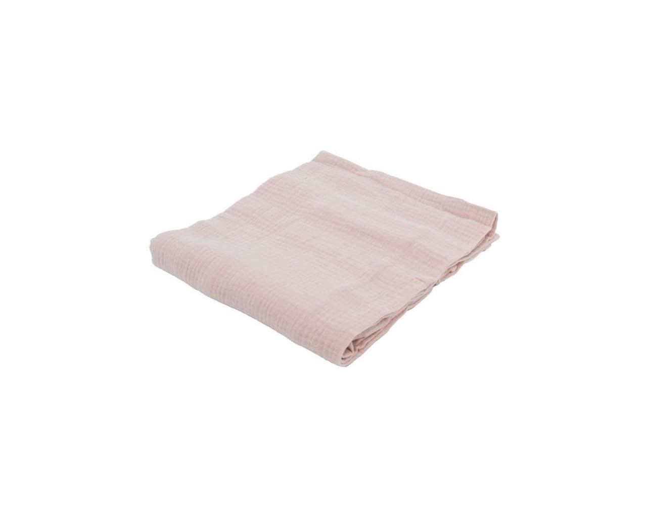Domiva - Maxi Printed Cotton Gauze Swaddle 100x100cm Old Pink