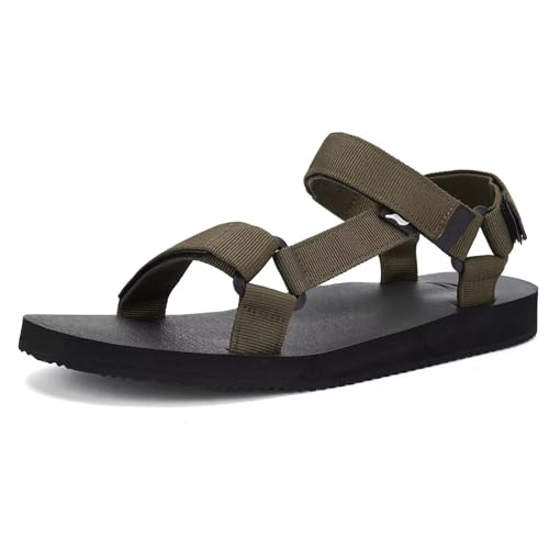 YOCCI Mens Water Sandals Arch Support Hiking Sport Sandal Beach Outdoor Athletic Summer Shoes