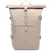 Produktbild Rucksack Kane Roll-Top Kurierrucksack XL groß - PET recycelt, wasserabweisend - Wander-Rucksack Laptop-Fach 15 Zoll Shell-beige