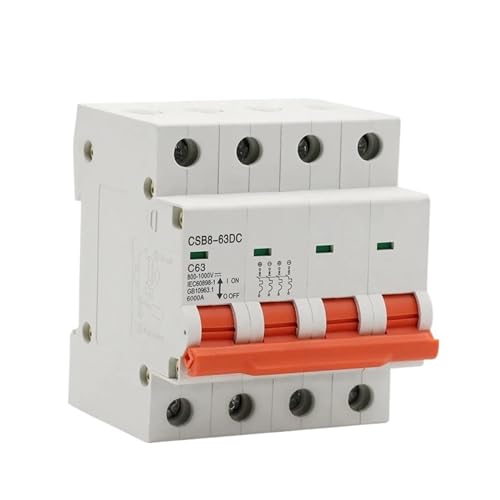 Disyuntor solar fotovoltaico DC 1000V 1P para protección de paneles 4
