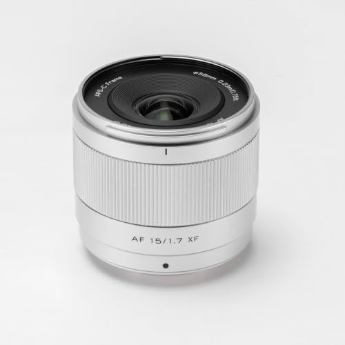 Image of VILTROX 15mm F1.7 XF Auto Focus Lens for Fujifilm Fuji X-Mount-Silver | Ultra Wide Angle STM APS-C Lens for Fujifilm X-Mount Cameras X-A7 X-E4 X-H1 X-Pro3 X-S10 X-T2 X-T3 X-T4 X-T30 XT30II X-T200