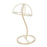 LOLIPPYY Estante Metálico para Sombreros Multipropósito Diseño Curvado para Conservar Forma Soporte Compacto para Exhibir Gorras y Gorros Hogar y Tienda