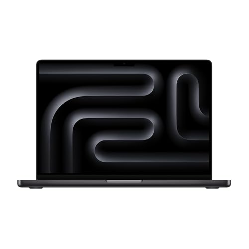 Apple MacBook Pro 2023, M3 Pro Chip con CPU 11 núcleos, GPU 14 núcleos (14 Pulgadas,18GB de RAM, 512GB SSD de Almacenamiento) (QWERTY Inglés) Negro Espacial (Reacondicionado)