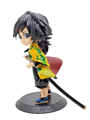 Image of Anime Cartoon Character Q Posket Action Figure | Limited Edition | Attractive Lightweight Durable Toy Figures for Home Decors Office Desk and Study Table (Giyu Tomioka)