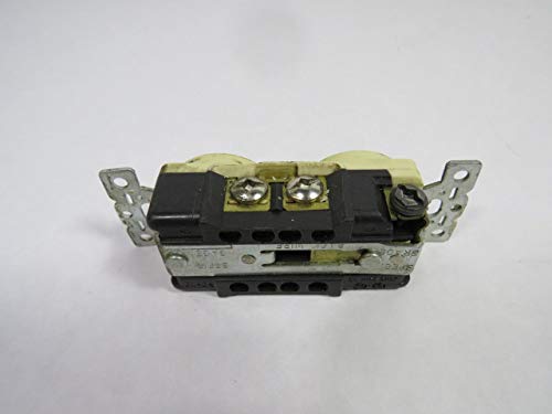 Arrow Hart 5262-I Ivory Duplex Receptacle 15A 125V 3W 2P