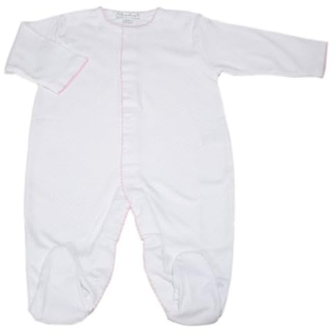 Kissy Kissy Baby Dots Footie in White Cover
