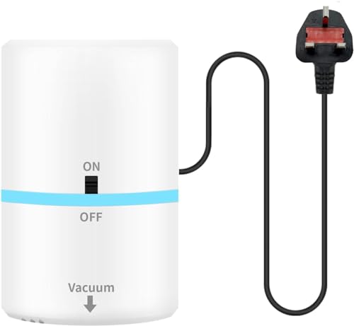 LOVPIS Portable Electric Air Pump for Vacuum Bag, 45W 220V Powerful Vacuum Pump for Clothing, Cushions, Blankets, Curtains