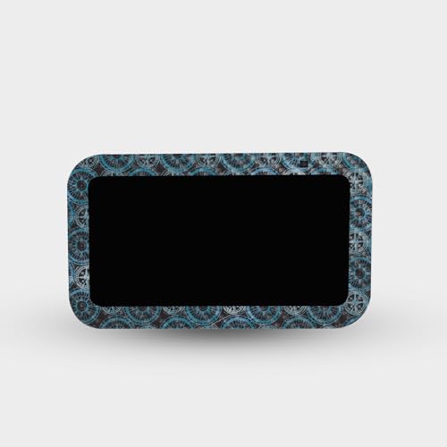 Image of MightySkins Carbon Fiber Skin Compatible with Amazon Echo Show 5 (Gen 3) - Compass Tile | Protective, Durable Textured Carbon Fiber Finish | Easy to Apply