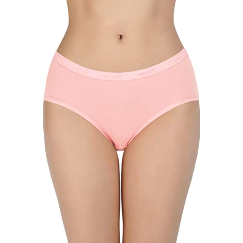 Image of Amante Solid Cotton Low Rise Hipster Panty Pack(Pack of 3)