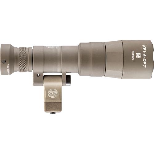 Image of SureFire Weaponlight LED - M340DFT-TN-PRO Up to 650 Lumens & 95,000 Candela | M340DFT-TN-PRO Mini Scout Light Pro Dual Fuel Turbo Beam LED w / Click Tailcap Switch - Mil-Spec Hard Anodized IPX7 - Tan