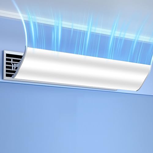 Adjustable Air Conditioner Supply Diffuser, Anti-Direct Blowing Air Diverter for Registers & Grilles, Enhanced Airflow Control, Home HVAC Accessory