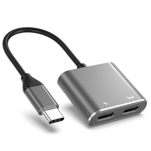 Adaptador USB C a AR de carga rápida 100W para usar gafas tipo C en el sofá o viajes