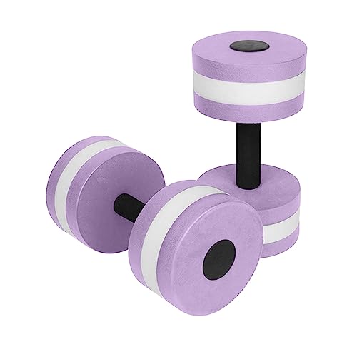 Juego de 2 mancuernas de espuma para ejercicio en piscina miniatura 1