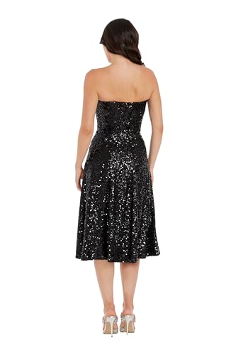 Dress the Population Women's Ruby Fit and Flare Midi Dress3