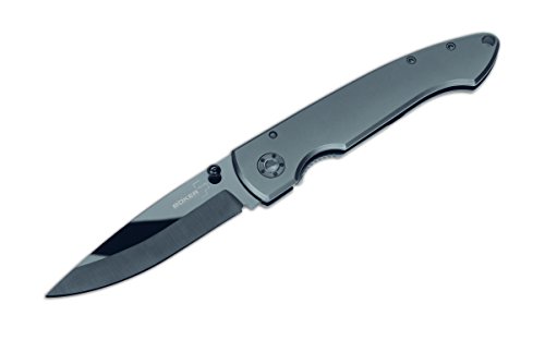 Boker Plus 01BO035 Anti-MC Folding Knife with 3-1/4 in. Straight Edge Blade, Titanium, Black, One Size